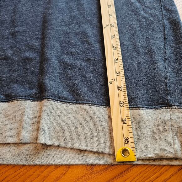 J. Crew Womens 3/4 Sleeve Fleece Cozy Casual Sweatshirt Shift Dress Size L - Picture 11 of 12